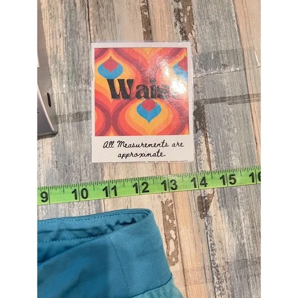 FIGS Womens Zamora Teal Hydrogreen Jogger Scrub Pants Sz XXS Medical Uniform - Picture 9 of 12